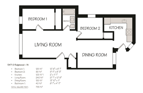 5471 S Ridgewood 2 Beds Apartment for Rent - Photo Gallery 10